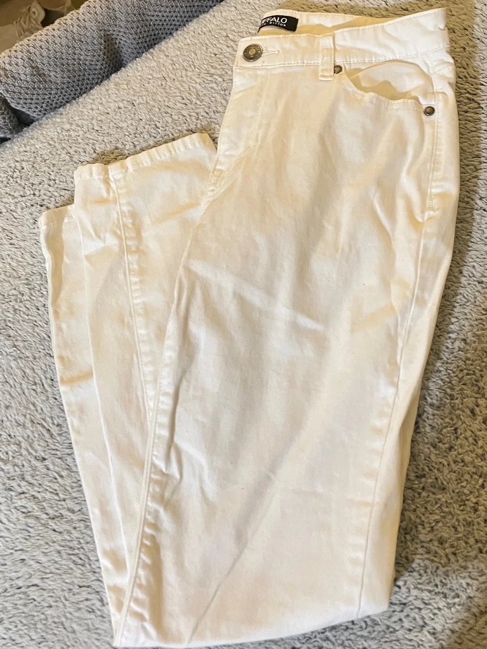 Buffalo David Bitton Women's Skinny Jeans in White